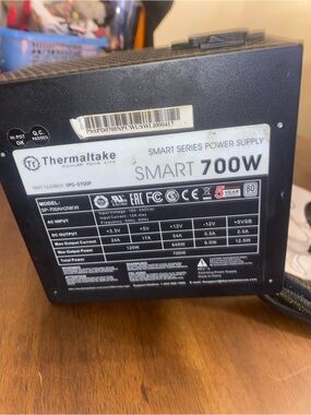 Smart 700W Power Supply Unit - Black